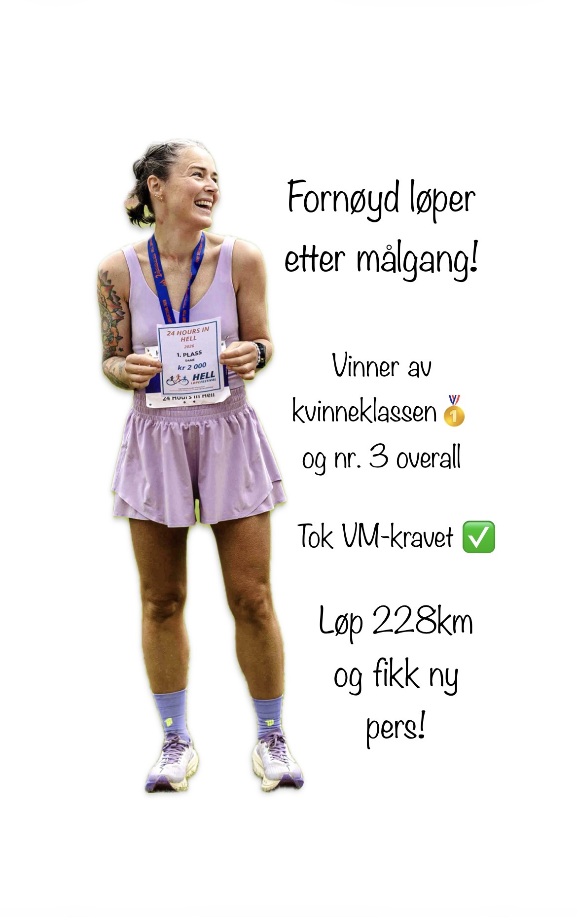 228 KILOMETER PÅ 24 TIMER